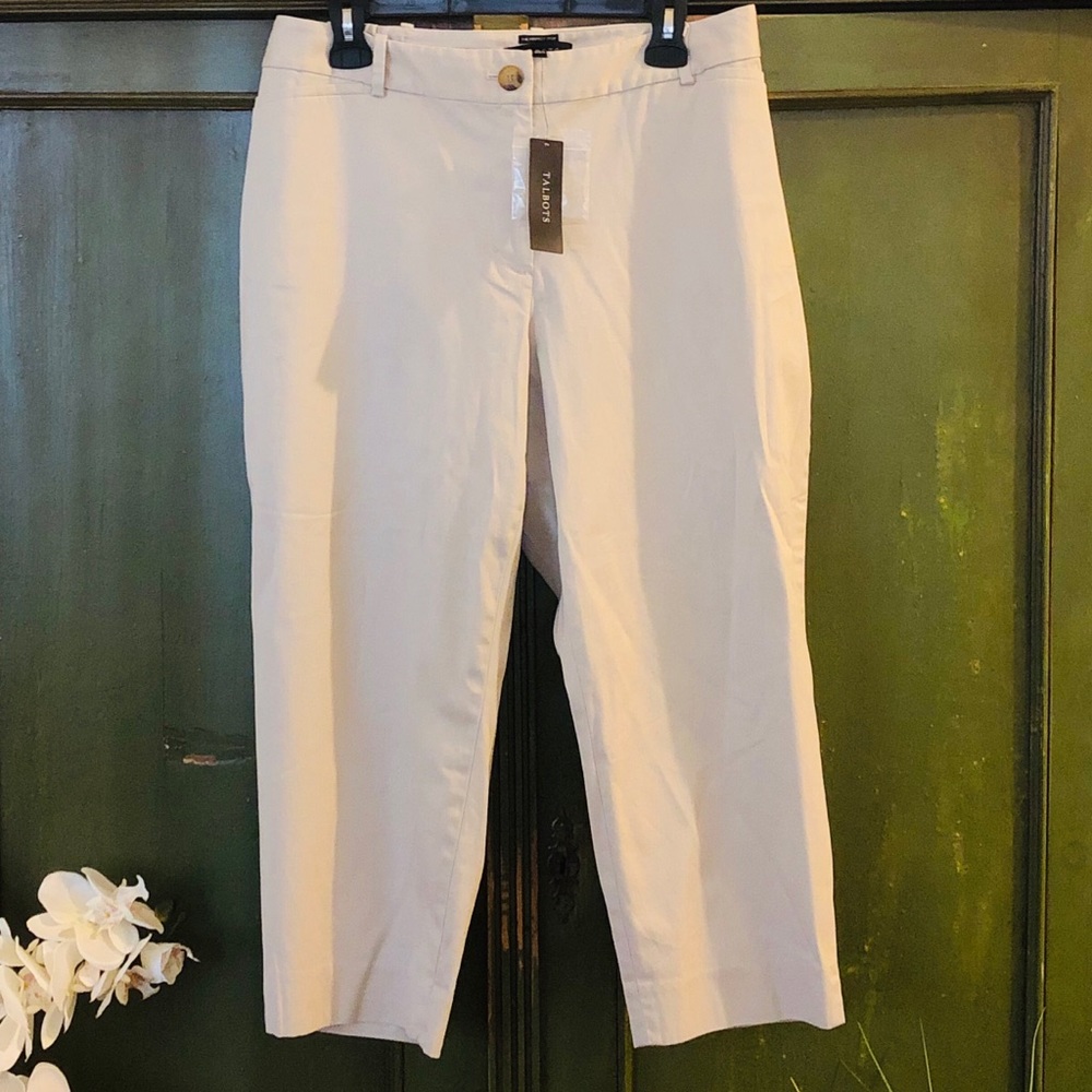Talbots “The Perfect Crop” Capri Pants in Khakhi